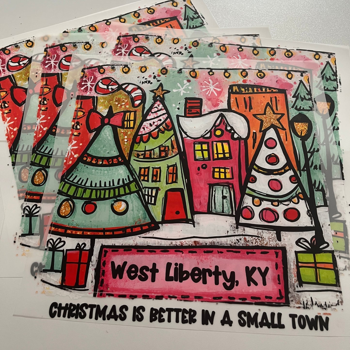 West Liberty - Christmas In A Small Town Transfer Bundle