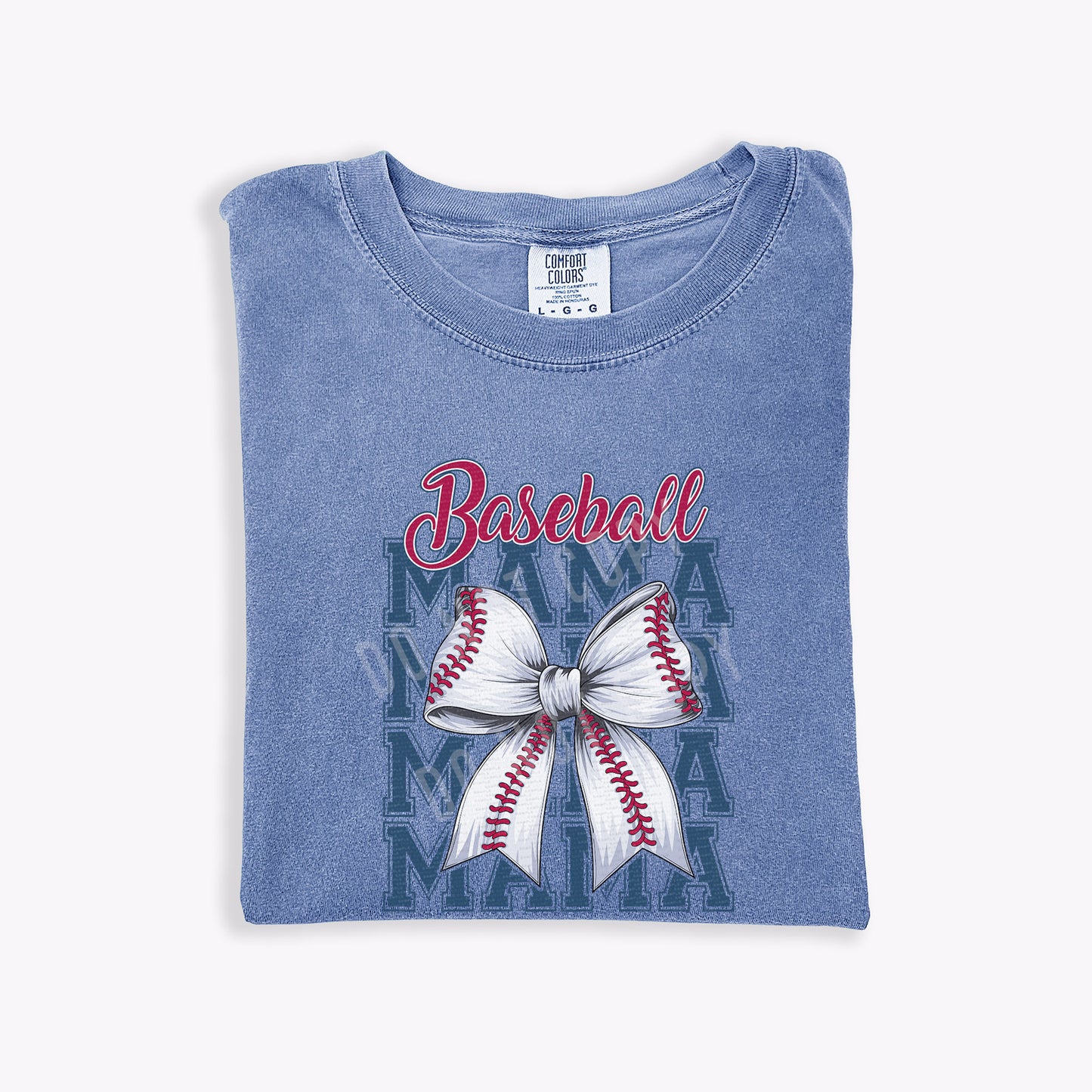 Baseball Mama With Bow | DTF Print - COOL PEEL |
