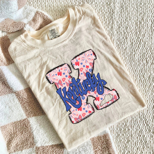 Kentucky, KY, Big K, Popsicles & Bows, USA | DTF Print - COOL PEEL |