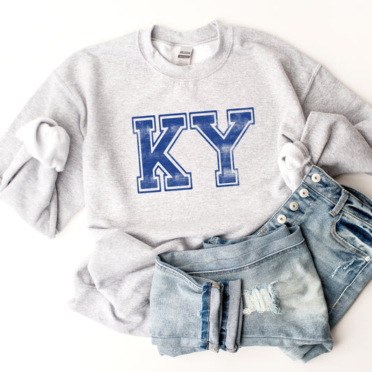KY, Blue | Screen Print Transfer | - SINGLE COLOR