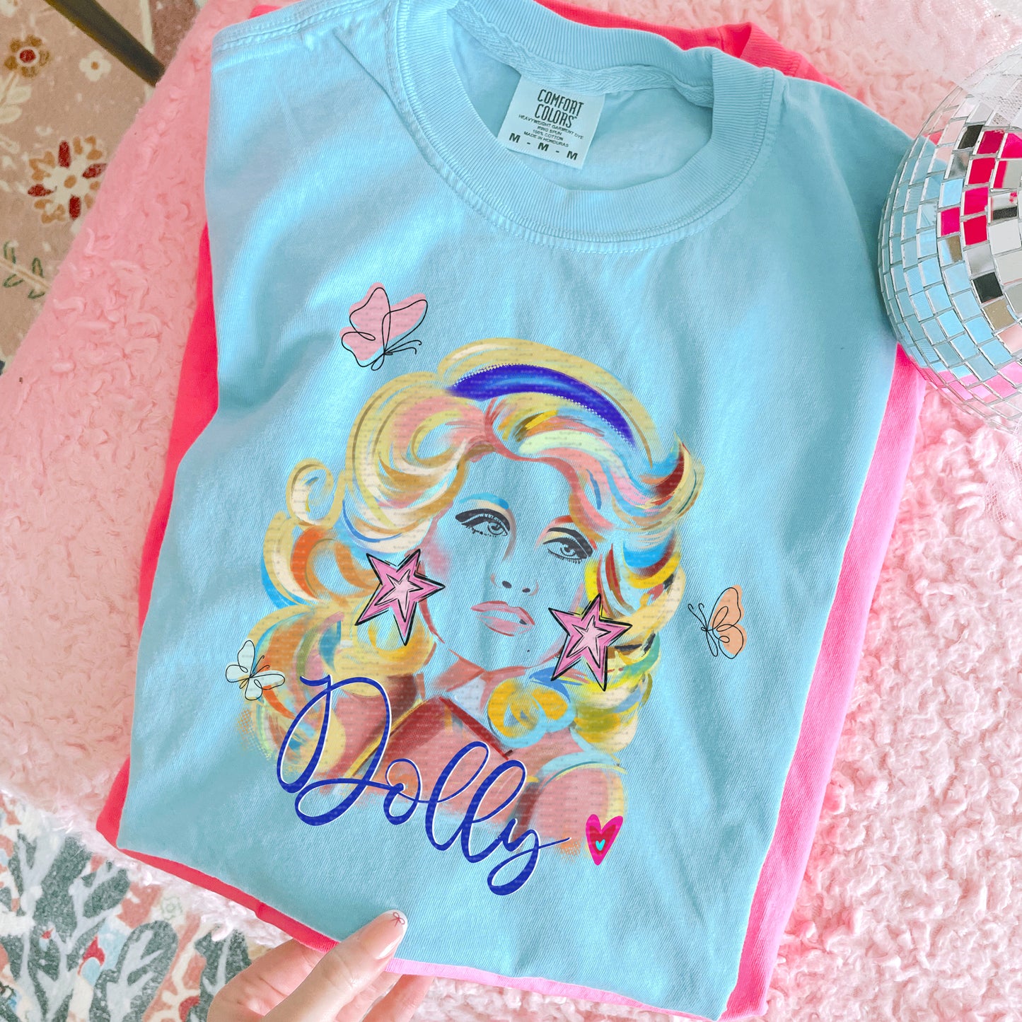 Dolly-Butterflies, Colorful | DTF Print - COOL PEEL |