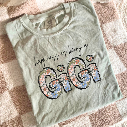 Happiness Is Being A Gigi | DTF Print - COOL PEEL |