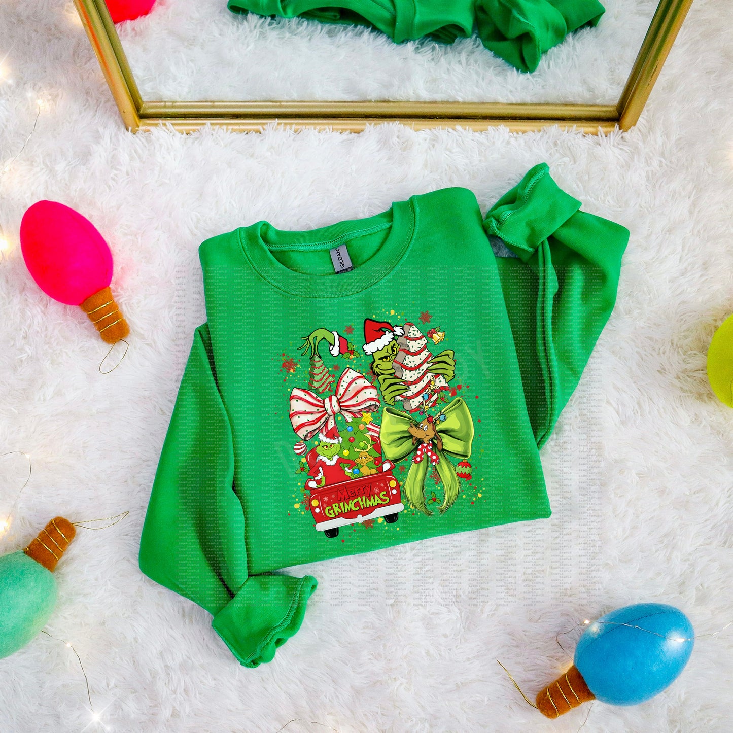 Christmas Cakes & Bows, Truck | DTF Print - COOL PEEL |