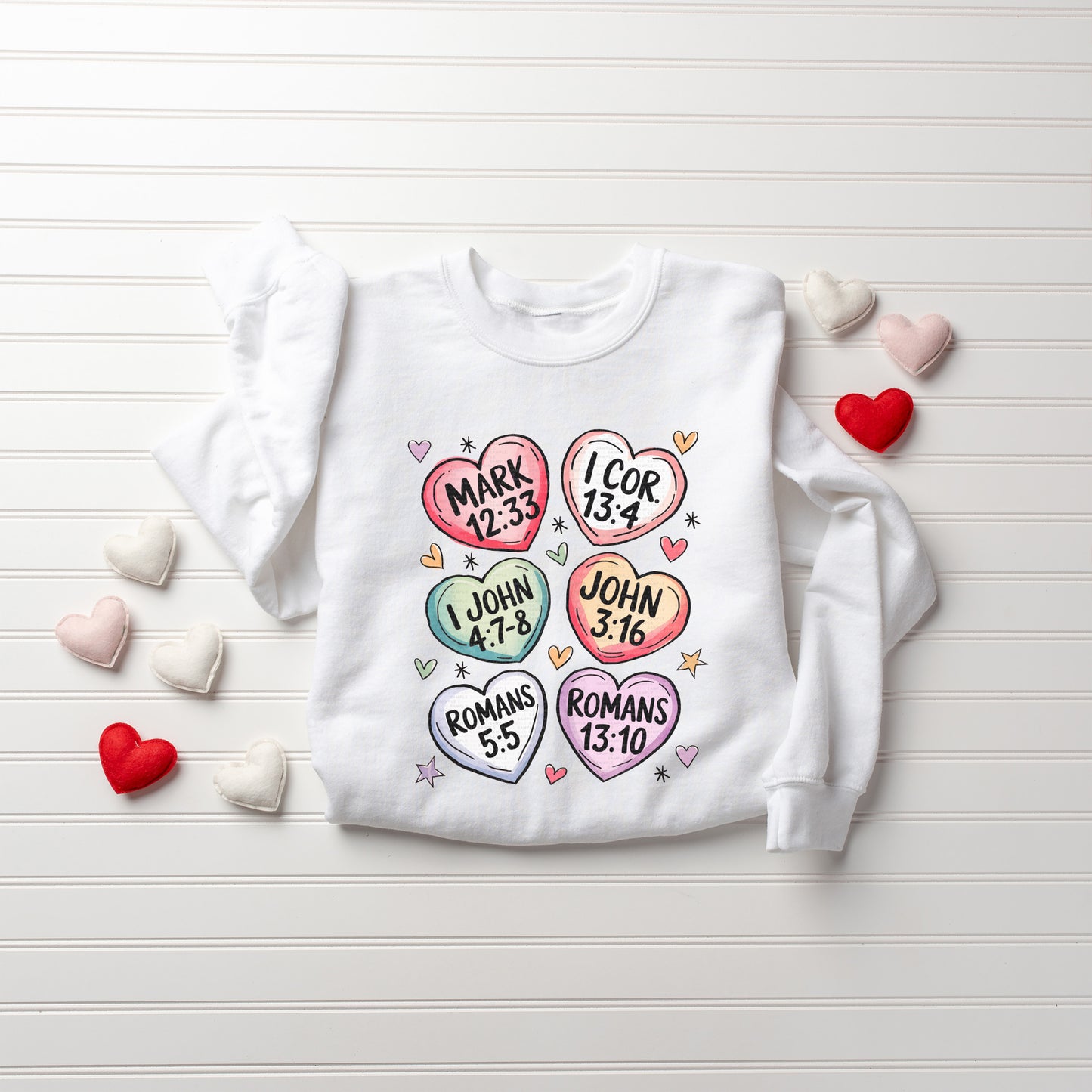 Hearts, Scriptures, Valentine | DTF Print - COOL PEEL |