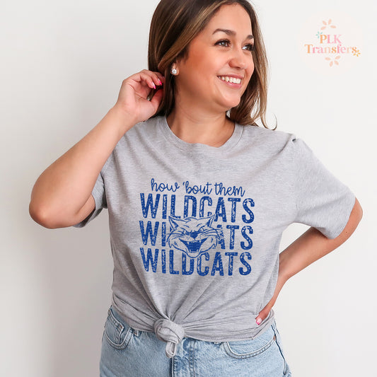 How 'Bout Them Wildcats, KY | Screen Print Transfer | - SINGLE COLOR