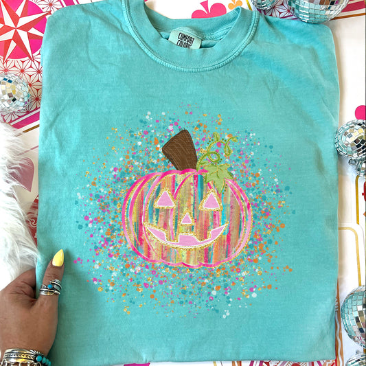 Preppy Jack-o-lantern  | DTF Print - COOL PEEL |