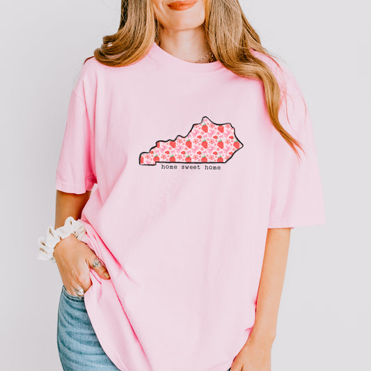 Kentucky, KY, Strawberries State, Home Sweet Home | DTF Print - COOL PEEL |
