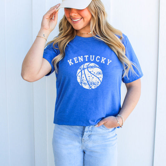 Kentucky Basketball, White | Screen Print Transfer | - SINGLE COLOR