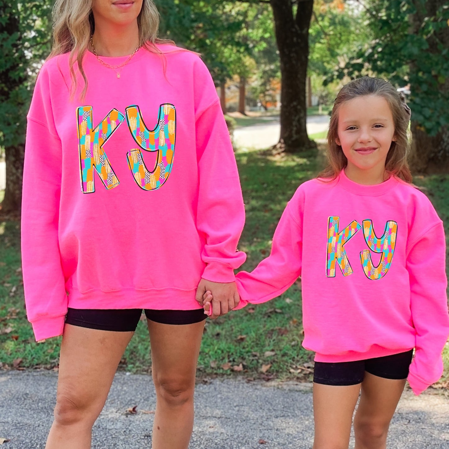 YOUTH, Bright KY Painted Brush Strokes | DTF Print - COOL PEEL |