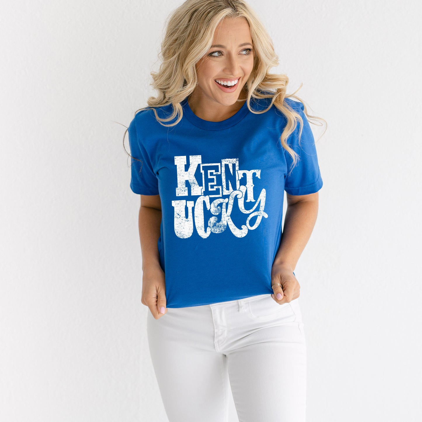 Kentucky, Funky Letters | Screen Print Transfer | - SINGLE COLOR