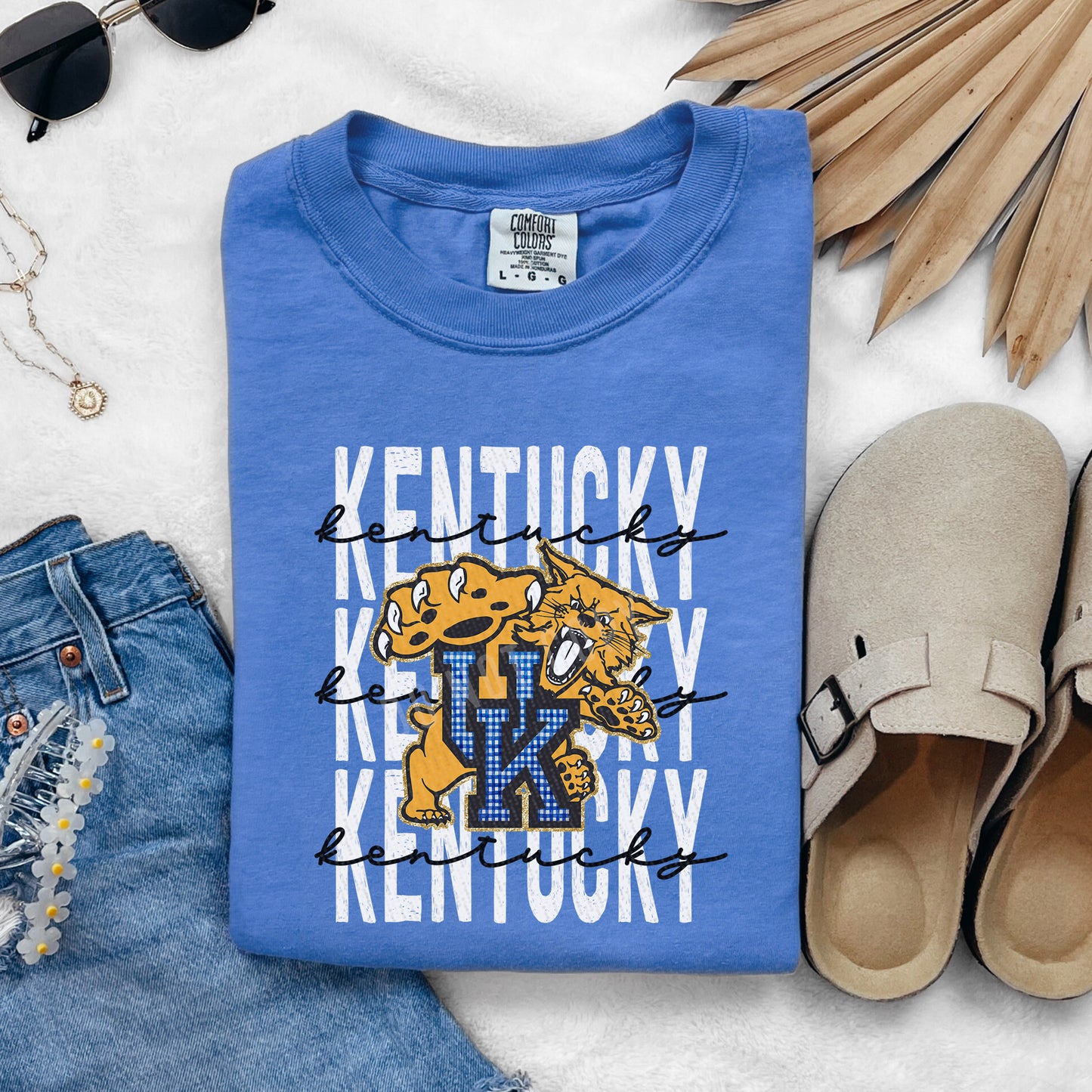 Kentucky, KY, Mascot, Plaid | DTF Print - COOL PEEL |