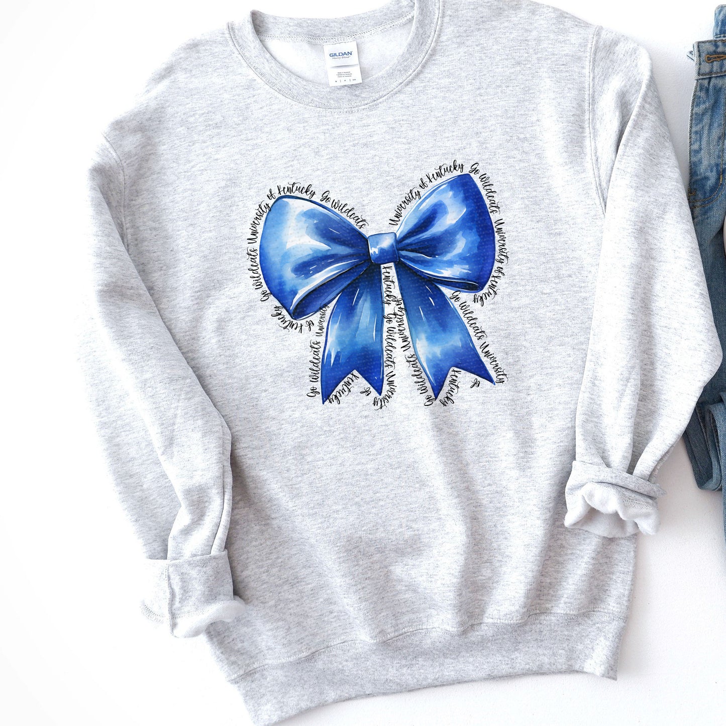 KY Wildcats, Blue Bow | DTF Print - COOL PEEL |