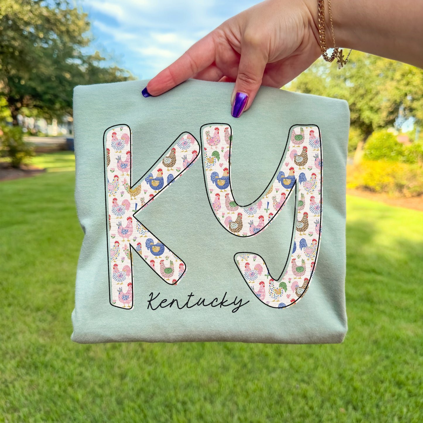 KY, Chickens | DTF Print - COOL PEEL |