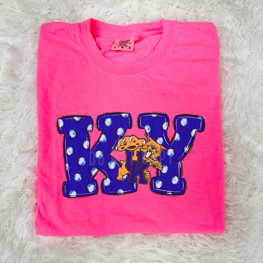 Kentucky, KY, Polka Dots, Mascot | DTF Print - COOL PEEL |