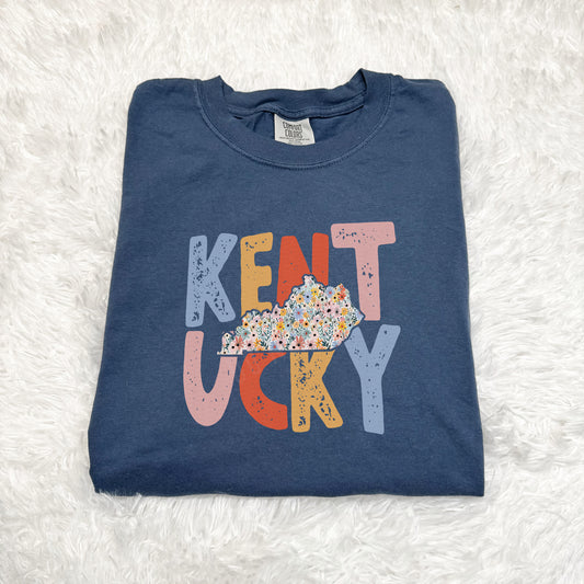 Kentucky, KY, Spring Florals State | DTF Print - COOL PEEL |