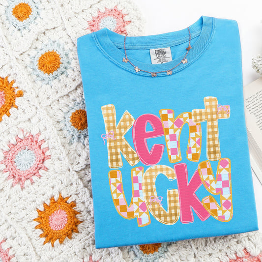 KY Pink Orange Plaid | DTF Print - COOL PEEL |