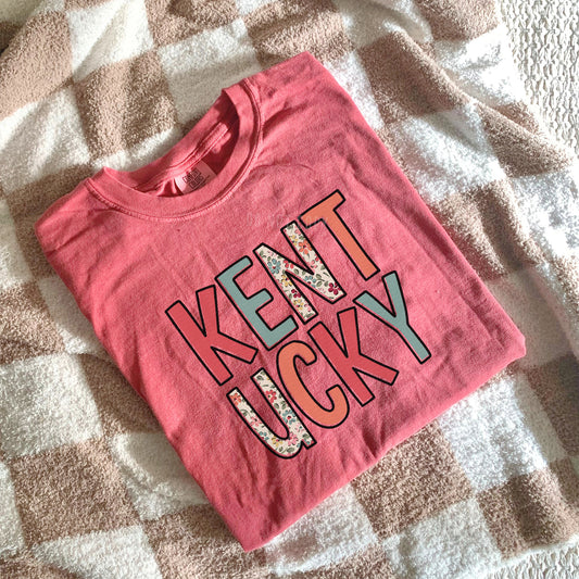 Kentucky, Floral | DTF Print - COOL PEEL |