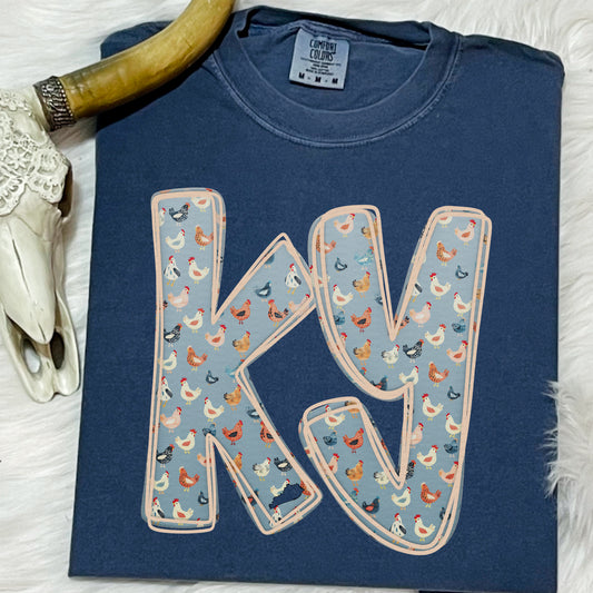 KY, Chickens | DTF Print - COOL PEEL |