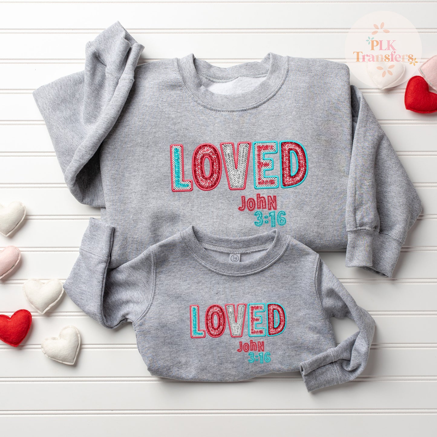 ADULT, Loved John 316, Red Blue, Valentine's Day | DTF Print - COOL PEEL |