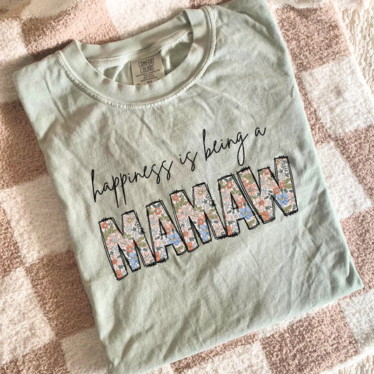 Happiness Is Being A Mamaw | DTF Print - COOL PEEL |