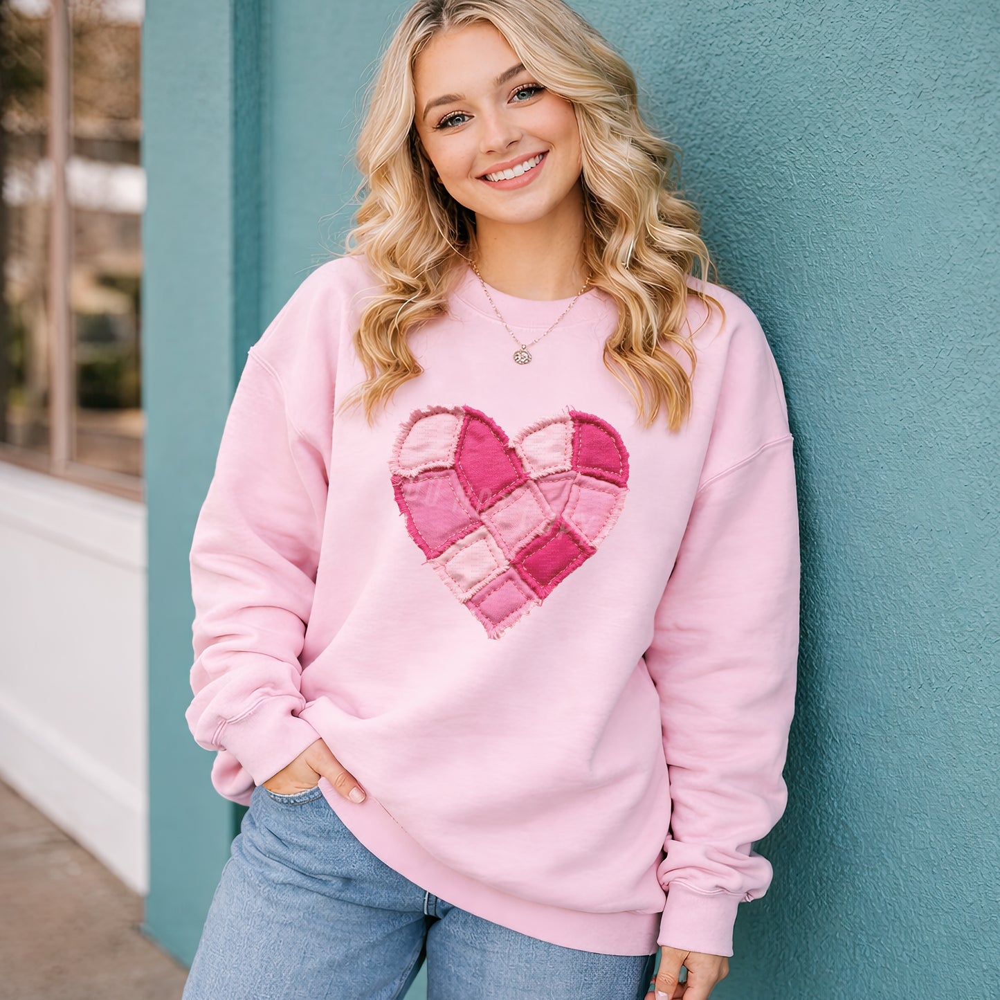 Patchwork Heart | DTF Print - COOL PEEL |