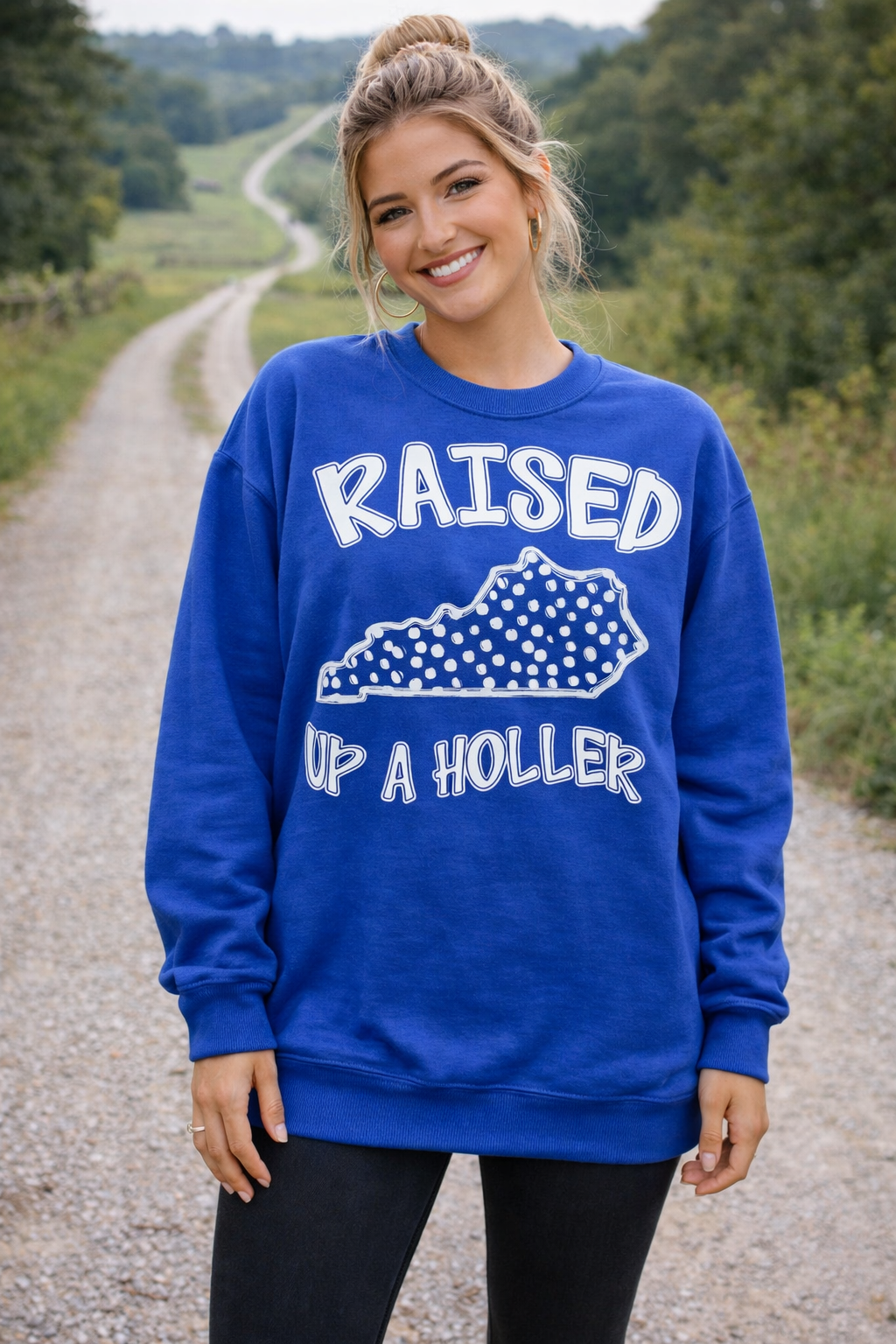 Raised Up A Holler, Kentucky, KY | Screen Print Transfer | - SINGLE COLOR