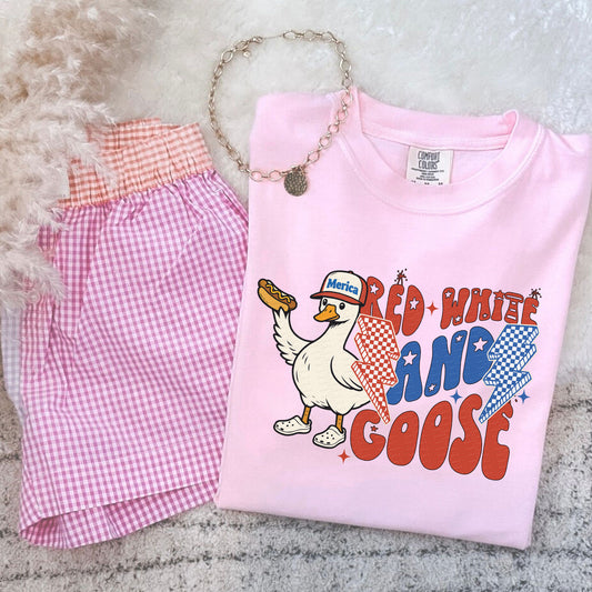 Red, White & Goose | DTF Print - COOL PEEL |
