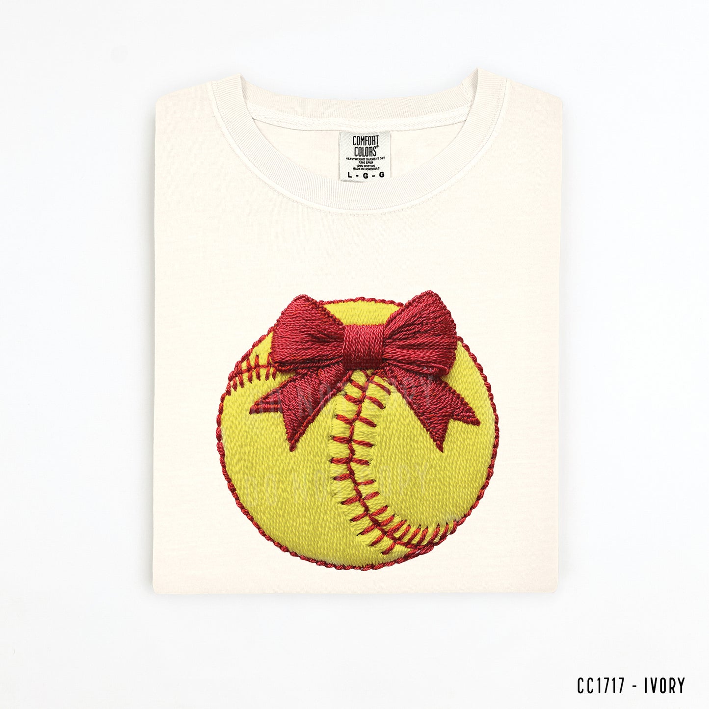 Faux Embroidery, Softball | DTF Print - COOL PEEL |