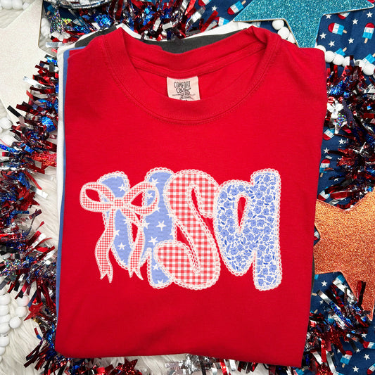 USA, Lace Border | DTF Print - COOL PEEL |