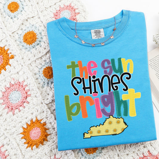 The Sun Shines Bright, KY State | DTF Print - COOL PEEL |