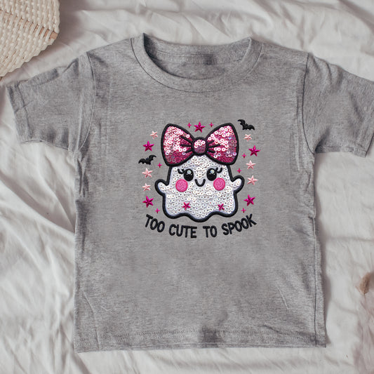 TODDLER, Too Cute To Spook | DTF Print - COOL PEEL |