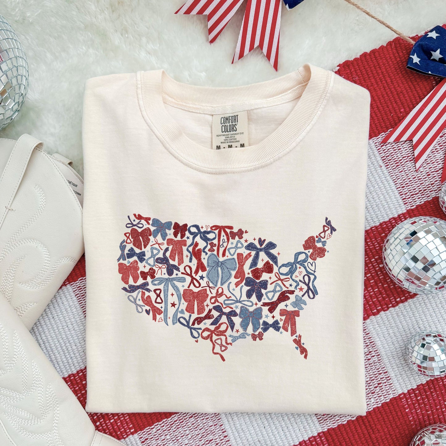 USA, Bows Collage | DTF Print - COOL PEEL |