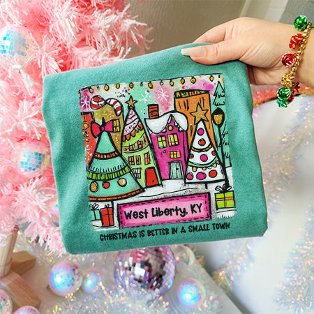 West Liberty, KY - Christmas Is Better In A Small Town | DTF Print - COOL PEEL |
