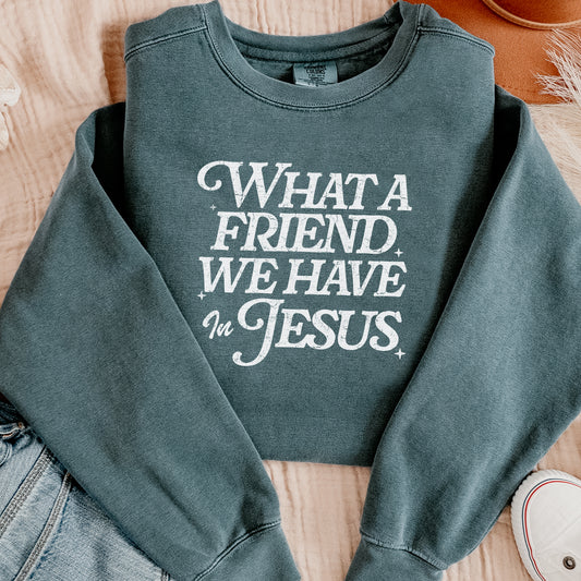 What A Friend We Have In Jesus | Screen Print Transfer | - SINGLE COLOR