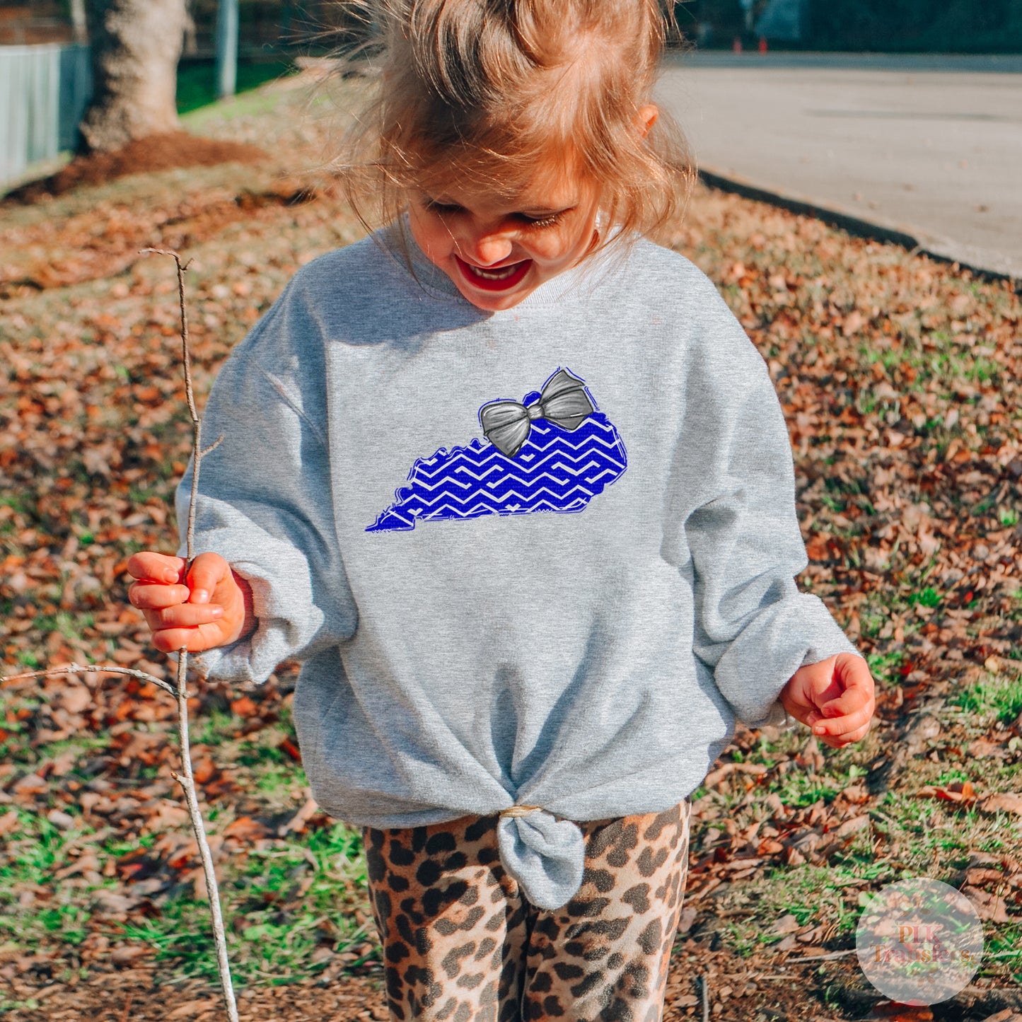 YOUTH, Chevron KY State With Bow | DTF Print - COOL PEEL |