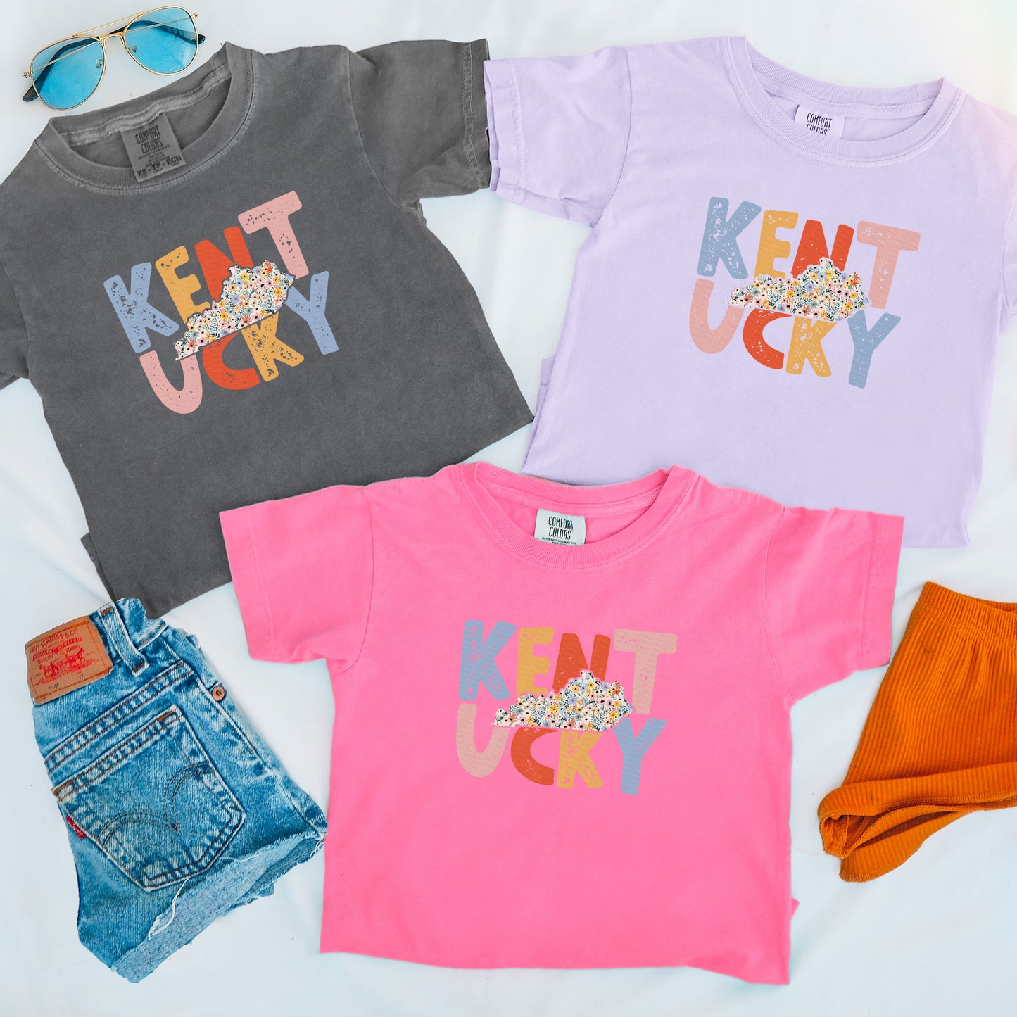 YOUTH, Kentucky, Distressed, State, Blue, Orange - COOL PEEL |