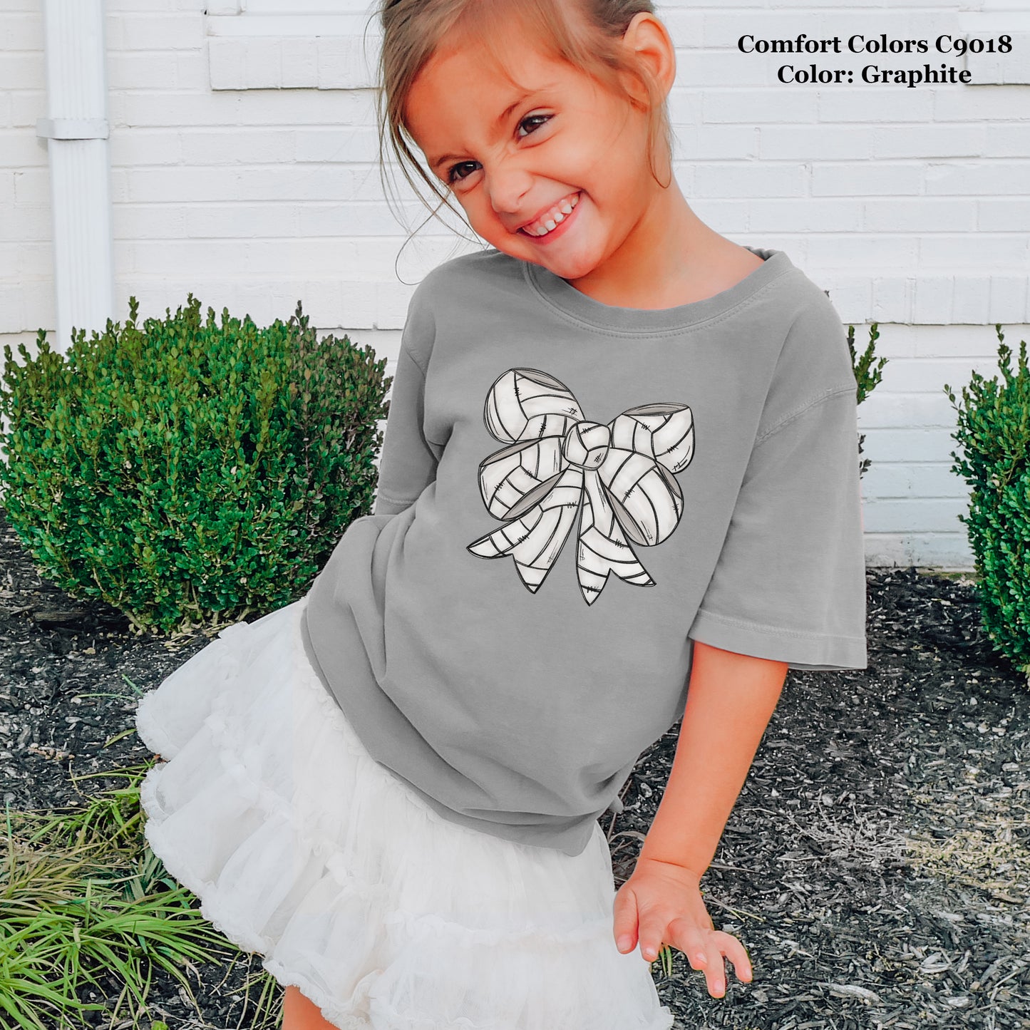 YOUTH - Volleyball Bow | DTF Print |