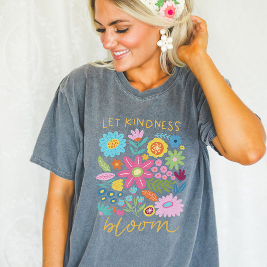 Let Kindness Bloom | DTF Print - COOL PEEL |