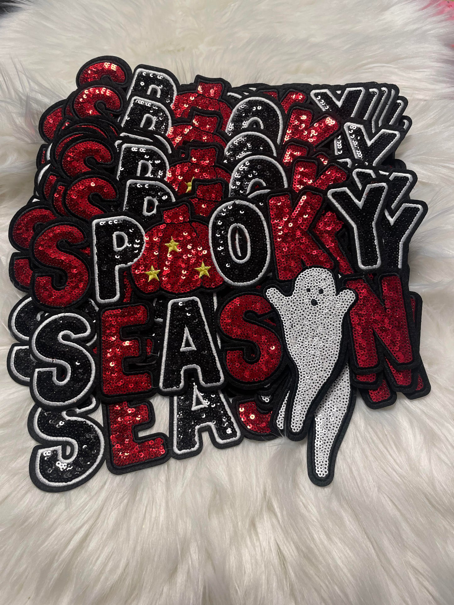 Spooky Season - Sequins Patch