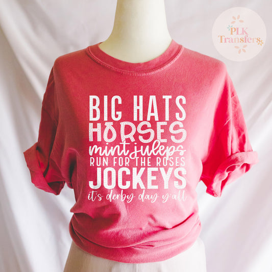 It's Derby Day Y'all | Screen Print Transfer | - SINGLE COLOR