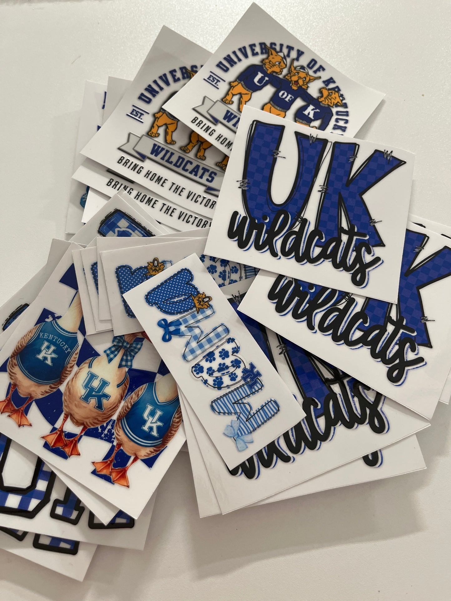 Kentucky UV DTF decal bundle