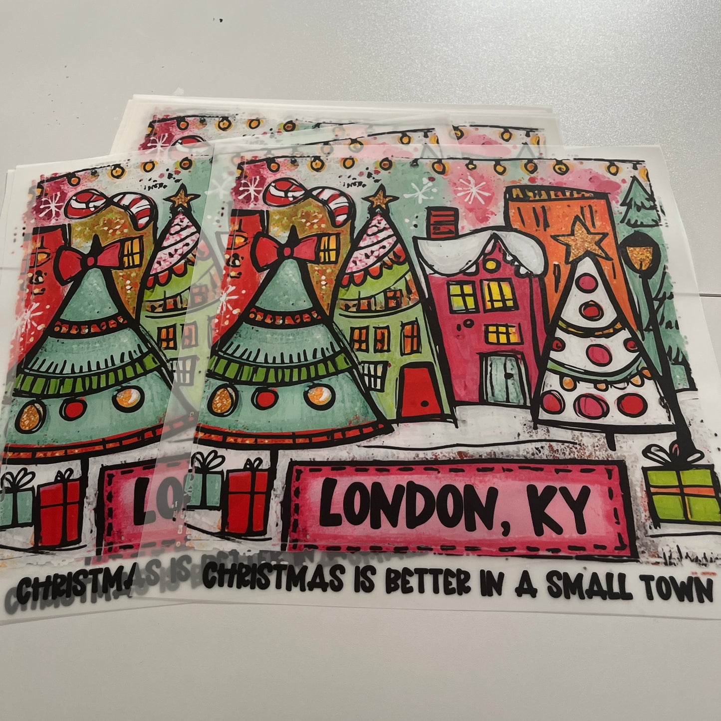 London - Christmas In A Small Town Transfer Bundle