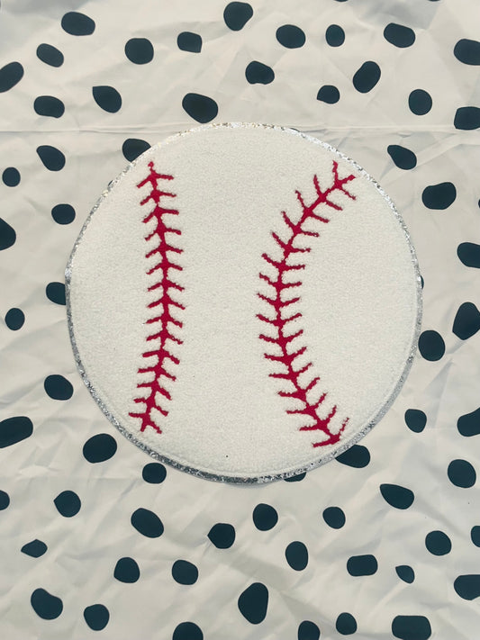 Chenille Patch - Large Baseball
