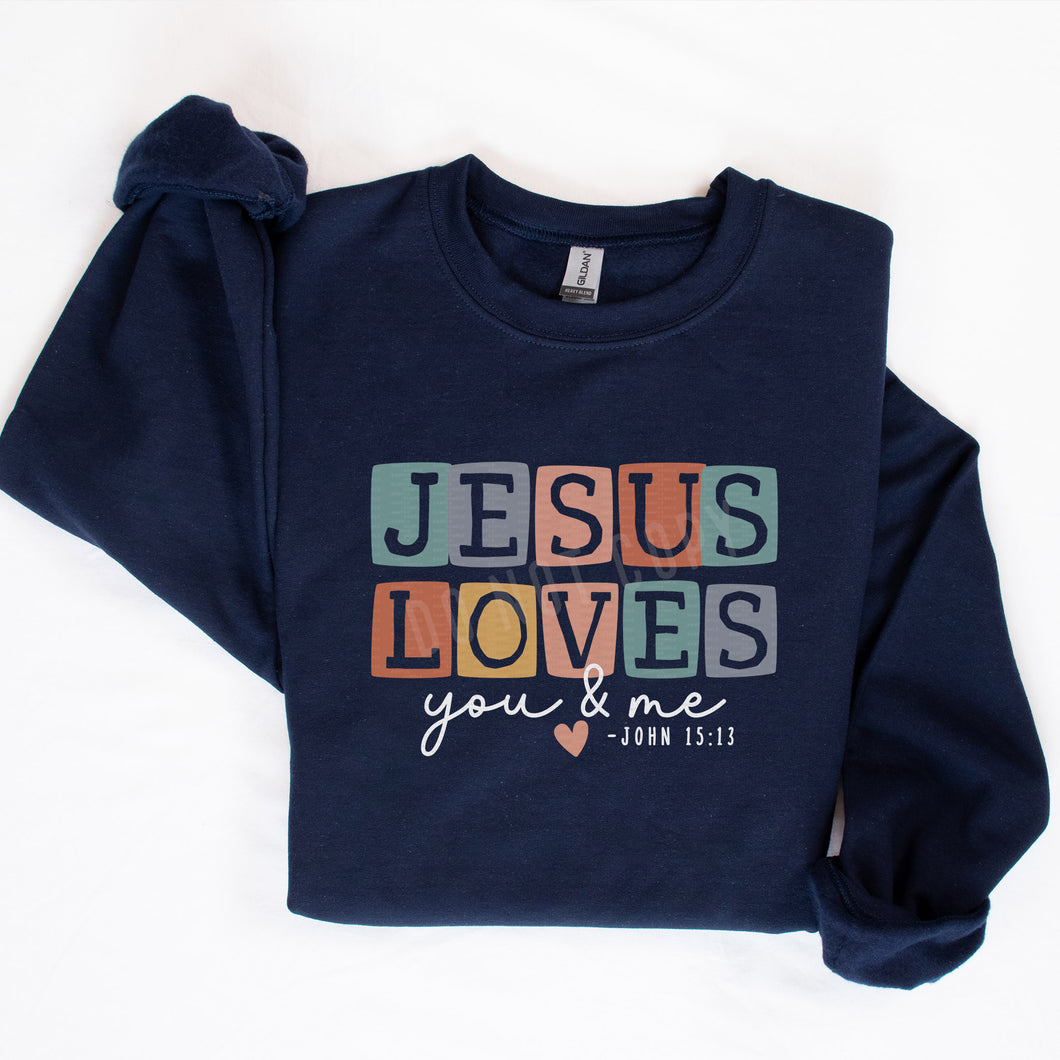 Jesus Loves You & Me | DTF Print - COOL PEEL |