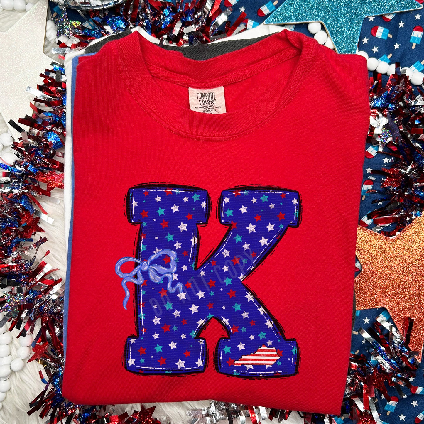 Big K, Kentucky, 4th of July, Stars | DTF Print - COOL PEEL |