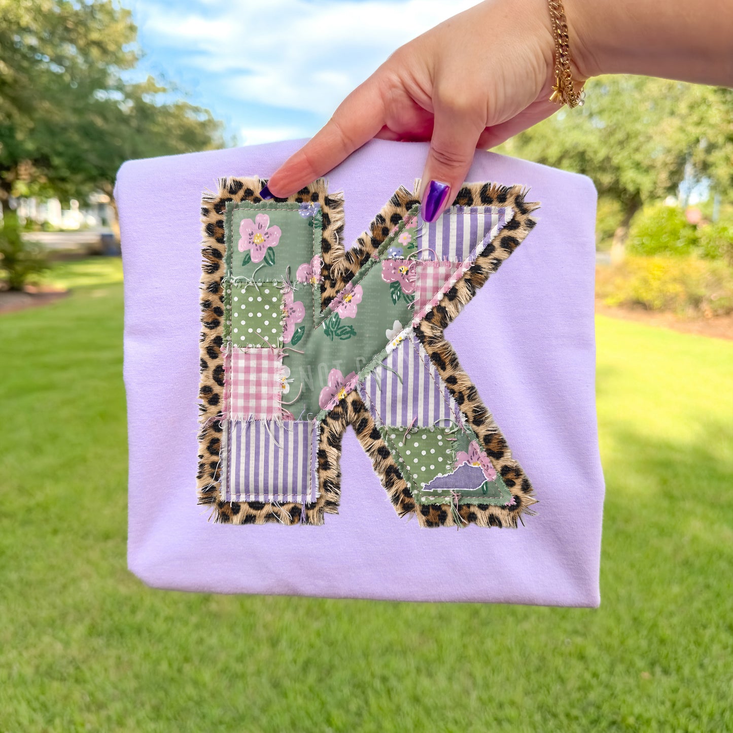 Big K, Kentucky, Spring, Leopard Cheetah Border | DTF Print - COOL PEEL |