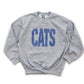 Cats, Plaid, Distressed, Kentucky | Screen Print Transfer | - SINGLE COLOR