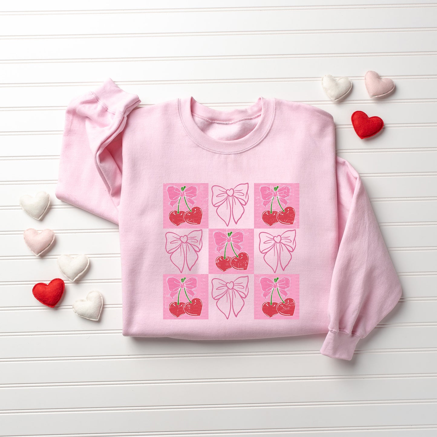 Cherries & Bows, Valentine | DTF Print - COOL PEEL |