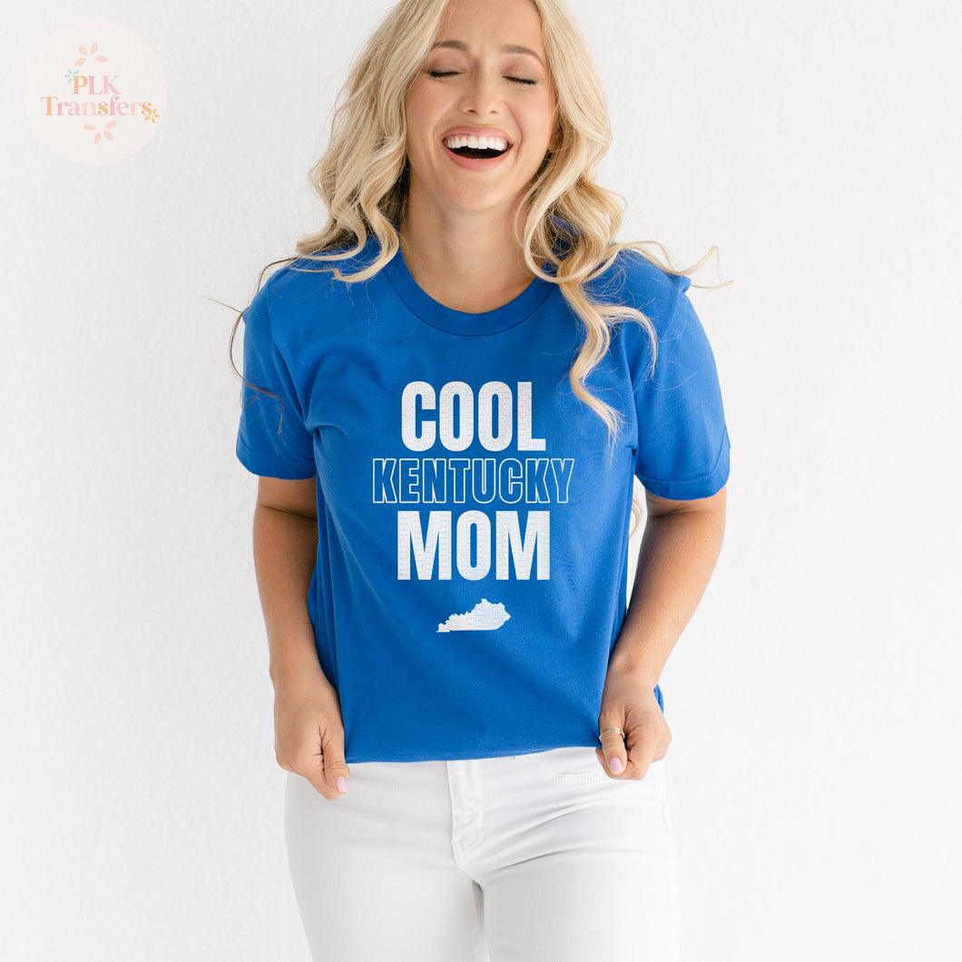 Cool Kentucky Mom | Screen Print Transfer | - SINGLE COLOR (LOW HEAT)