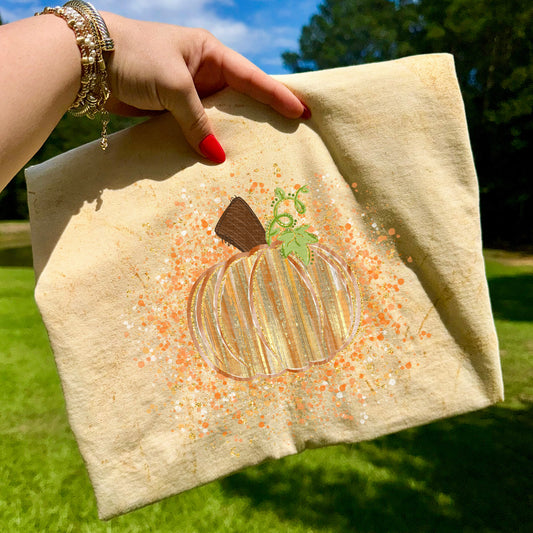 Fall, Cute Splatter Pumpkin | DTF Print - COOL PEEL |